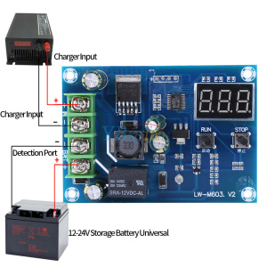 XH-M603 Board Charge Control Module 12-24V Storage Lithium Battery Protection